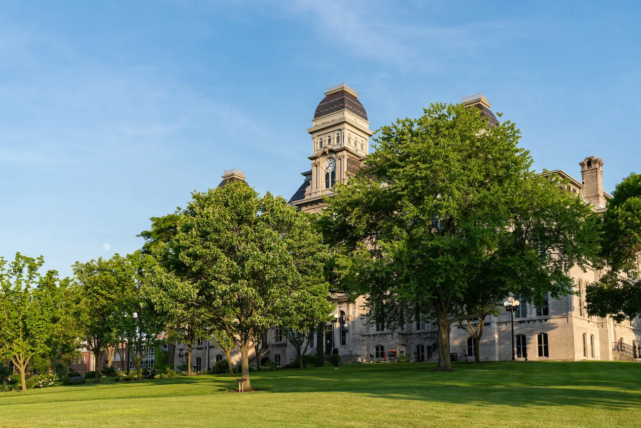 campus late spring